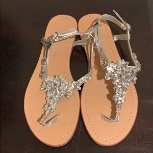 NEW Jessica Simpson Crystal Sandals